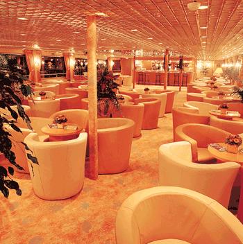 Sala lounge bar M/nave per la crociera fluviale